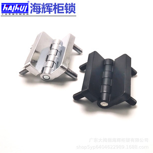 工厂直销HL209 3铰链HFR01黑色镀铬通讯机柜机箱小型电箱钣金柜门