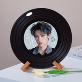 梓渝周边物料黑胶唱片摆件杂志架电视柜格子陈列摆件创意生日礼物