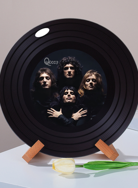 皇后乐队queen摇滚黑胶唱片摆件杂志架电视柜陈列摆件创意礼物