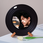 李建黑胶唱片摆件杂志架电视柜格子新家装 饰陈列摆件创意生日礼物