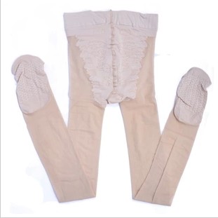 氨纶比基尼蝴蝶档连裤丝袜瘦腿