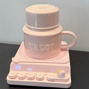 恒温加热杯垫智能可调节办公室工位热饭保温神器冬季送女生礼物