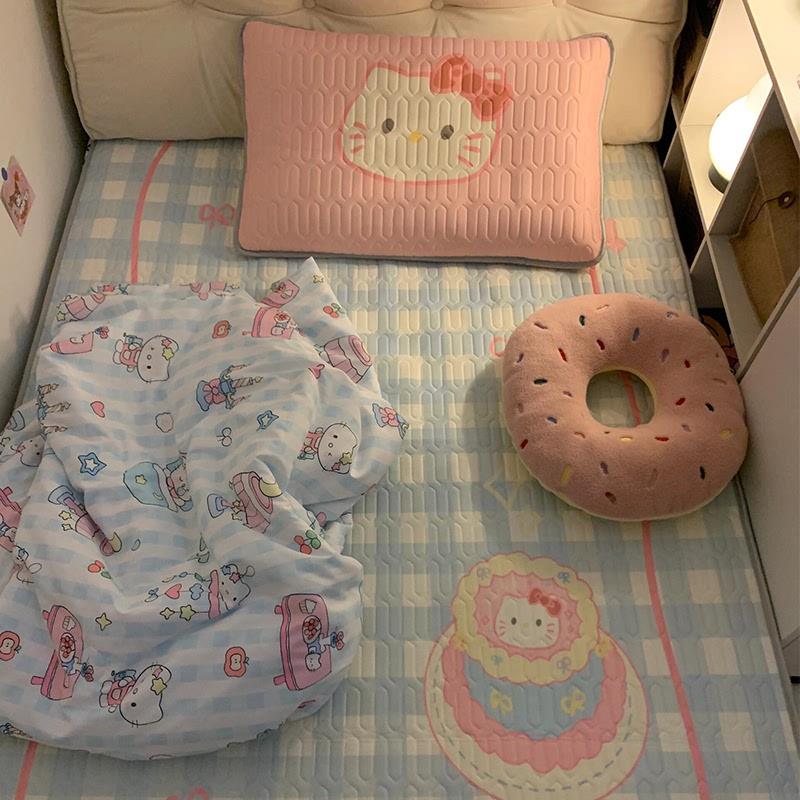 hellokitty夏季乳胶凉席大学生宿舍单人床2024新款冰丝席降温神器