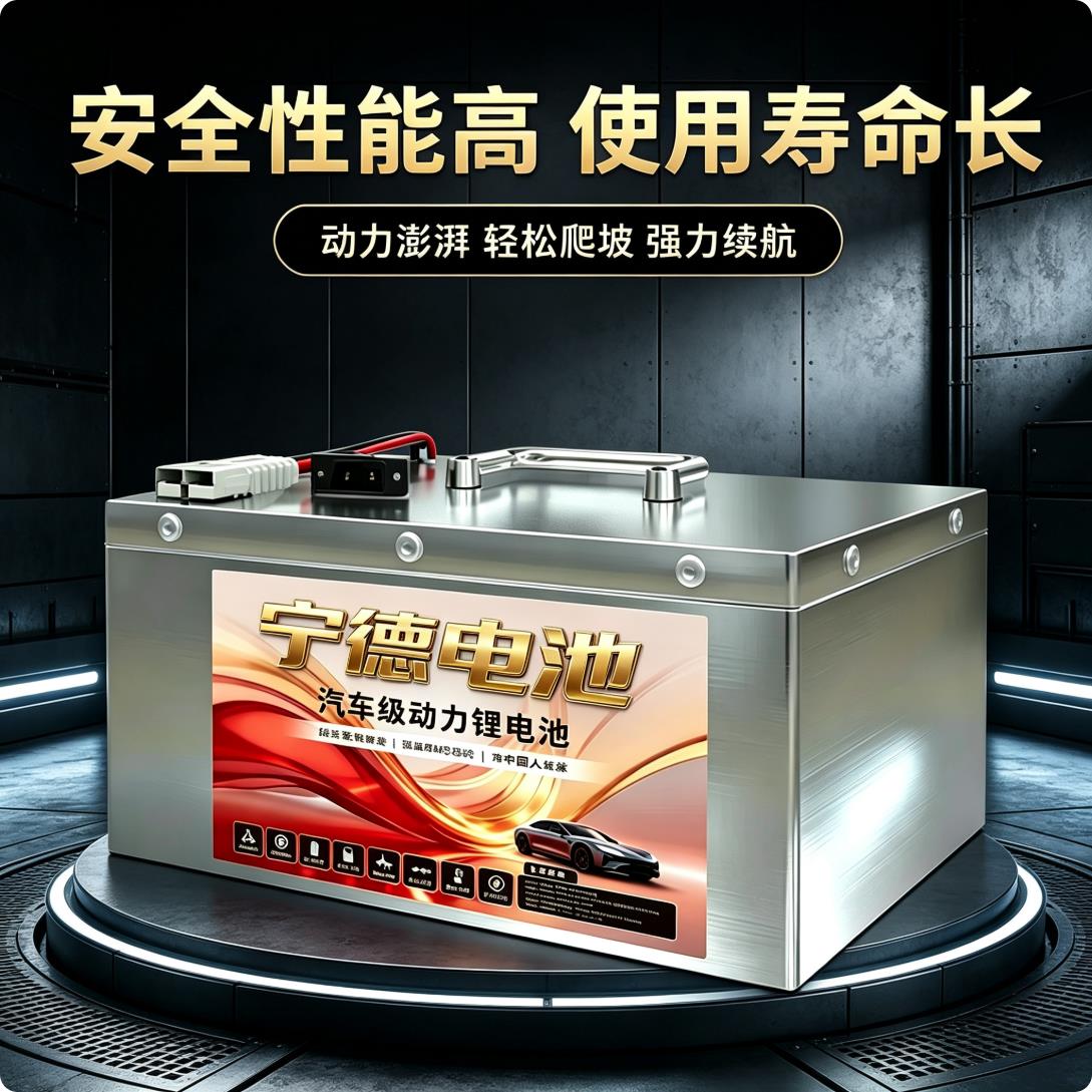 宁德电芯52V60V72V电动车电池二三四轮外卖长续航锂电池带蓝牙BMS