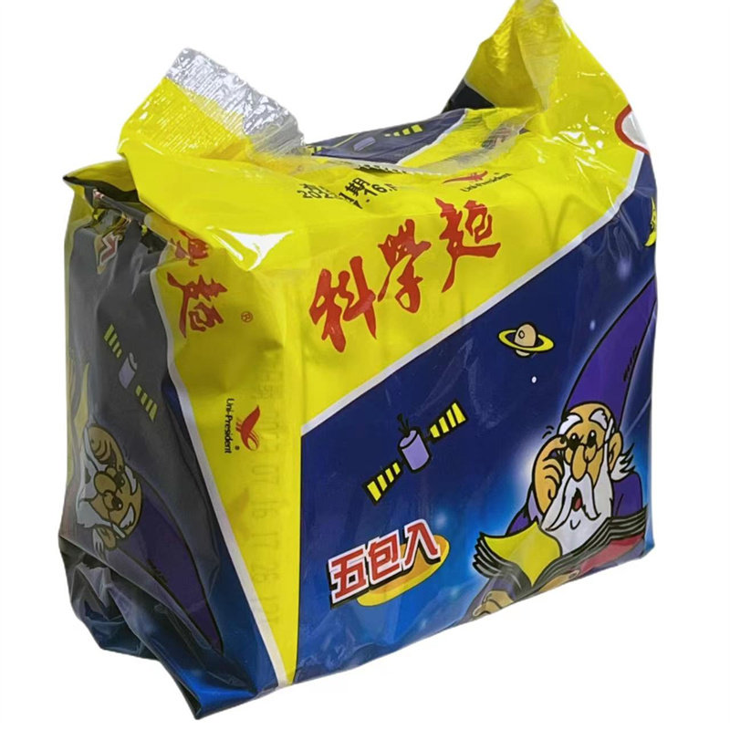 台湾进口干吃面干脆面方便面统一科学面40g/包儿时的味道香脆可口