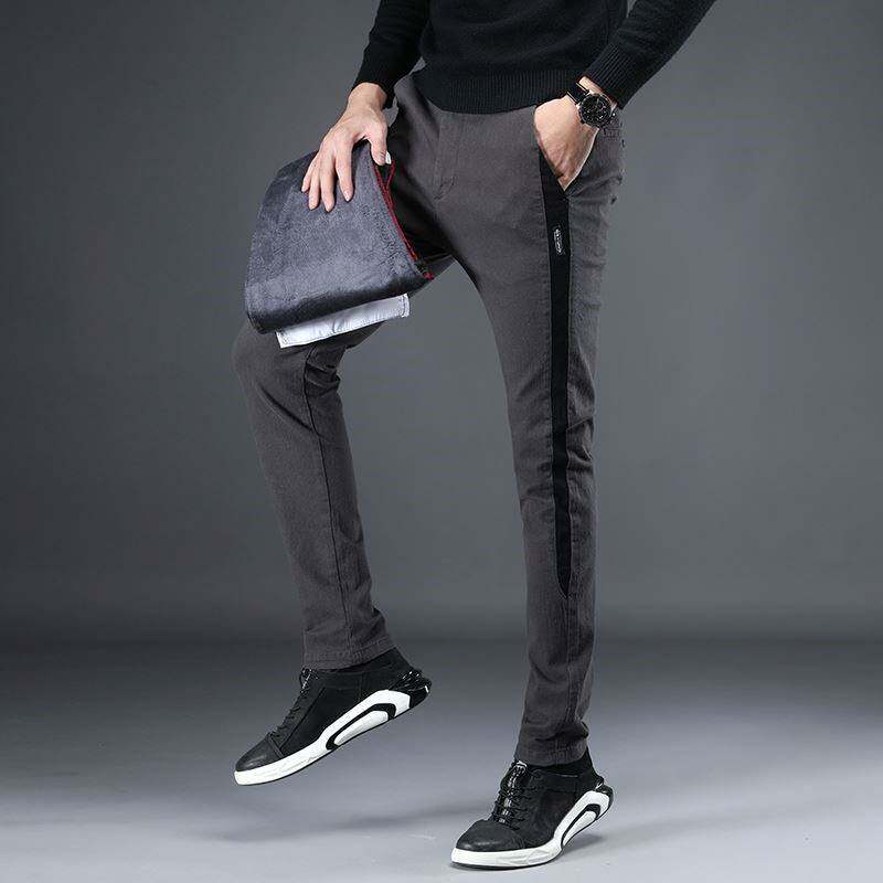 轩辰专卖店满拓 朴逸冬季加绒修身直筒加绒休闲裤CRK1688|msdalam kategori Pakaian Lelaki, seluar santai - dari Buy2taobao.com untuk memberikan perkhidmatan ejen Taobao profesional membeli