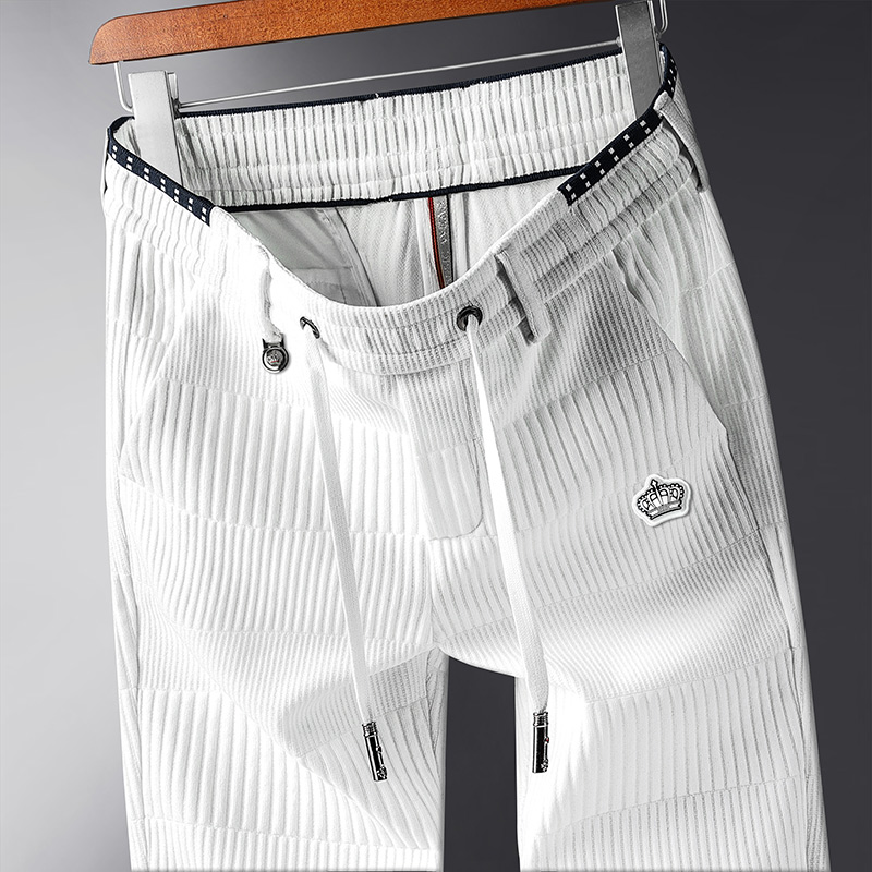 AEMAPE长裤休闲裤商务纯白男高弹