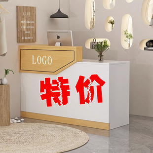 收银台小型现代简约柜台理发店美容院吧台服装店便利店接待台前台