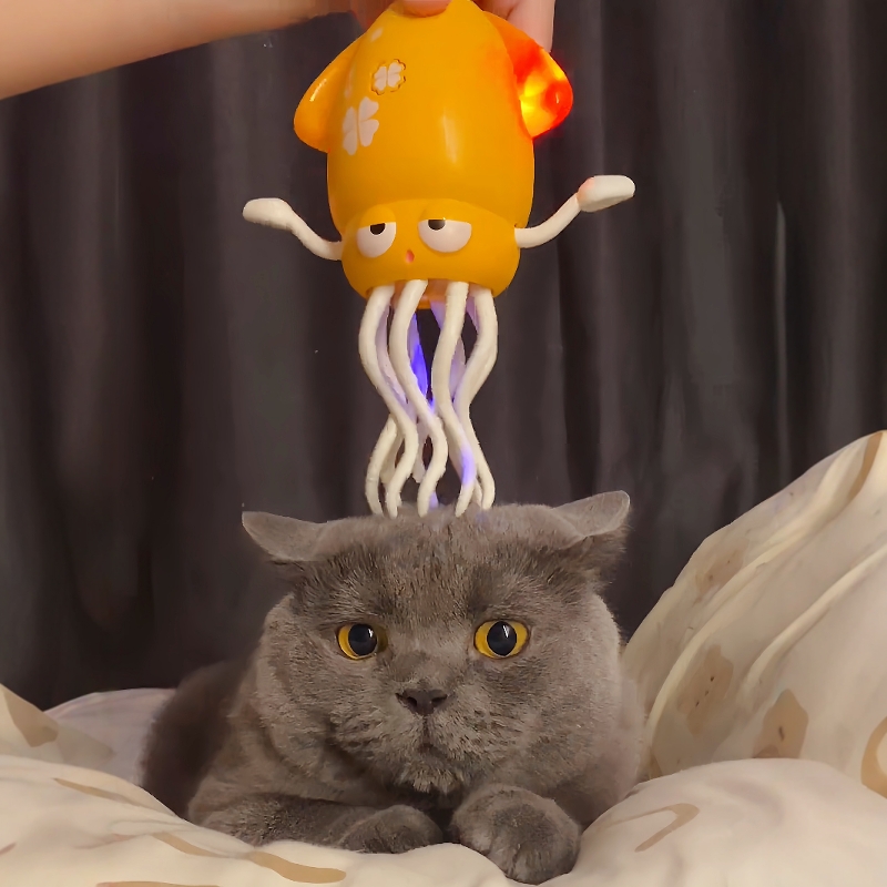 跳舞八爪章鱼猫咪按摩器全自动疏通经络宠物自动避障电动解压玩具