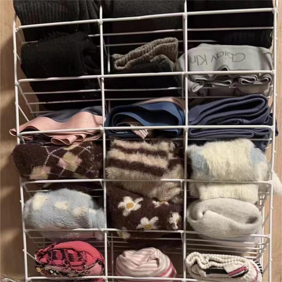 装袜子收纳神器内衣多层收纳架阳台免打孔置物架贴身衣物收纳挂袋