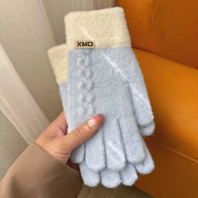 女士保暖防寒手套可触屏