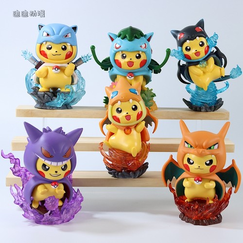 皮卡丘COS变装手办摆件模型