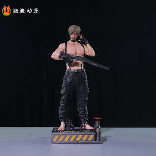 生化危机 GK皮衣男三代里昂丧尸猎手艾达王游戏动漫周边手办 模型