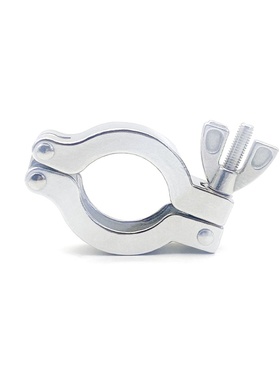 304管25mm耐油管夹真空接管卡箍DIN28403快接锁紧测量接口定做kf