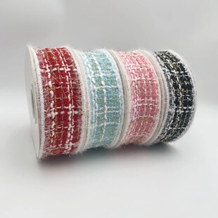 韩国小香风金线织带花边流苏编织带服装箱包diy装饰绒带蕾丝辅料