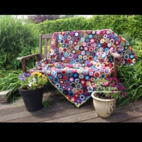 Handmade móc vải phong cách Bắc Âu Hoa ba chiều chăn giải trí bao gồm điều hòa không khí phòng quilt tấm mat - Ném / Chăn giá chăn lông