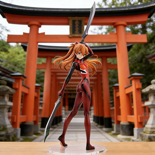 EVA新剧场版 26新款 AMAKUNI 镰刀香 2020模型摆件 明日香手办战斗版