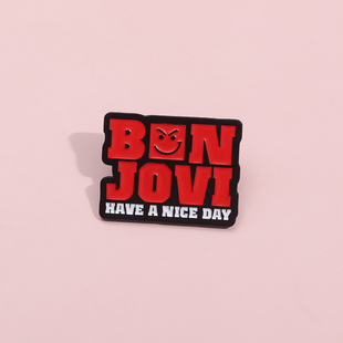 祝您有个美好的一天胸针硬摇滚乐队金属徽章衣服包包挂件勋章