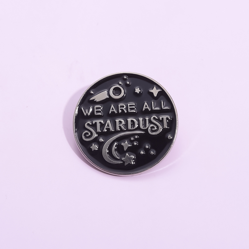 我们都是星尘胸针金属徽章