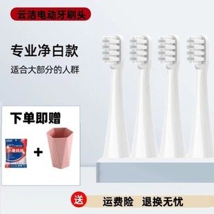 inncap云洁电动牙刷PT01牙刷头声波电动牙刷成人替换牙刷头12支装