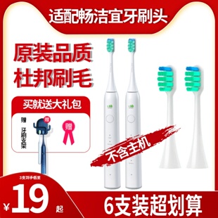 TRONCO1通用清洁成人杜邦美白软毛 适配畅洁宜V100电动牙刷头JOSE