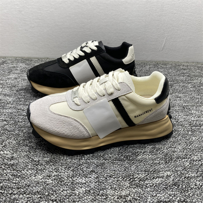 真皮阿甘鞋女春秋运动休闲老爹鞋