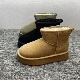 断码 加绒保暖增高防滑短筒棉鞋 清仓处理厚底真皮雪地靴女冬季 新款