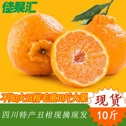 正宗四川丑橘不知火丑新鲜应季水果现摘桔子橘子整箱丑八怪包邮