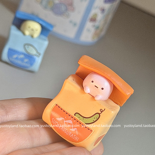 日单角落生物公仔盲盒手办露营系列灰尘公仔桌面装饰摆件生日礼物