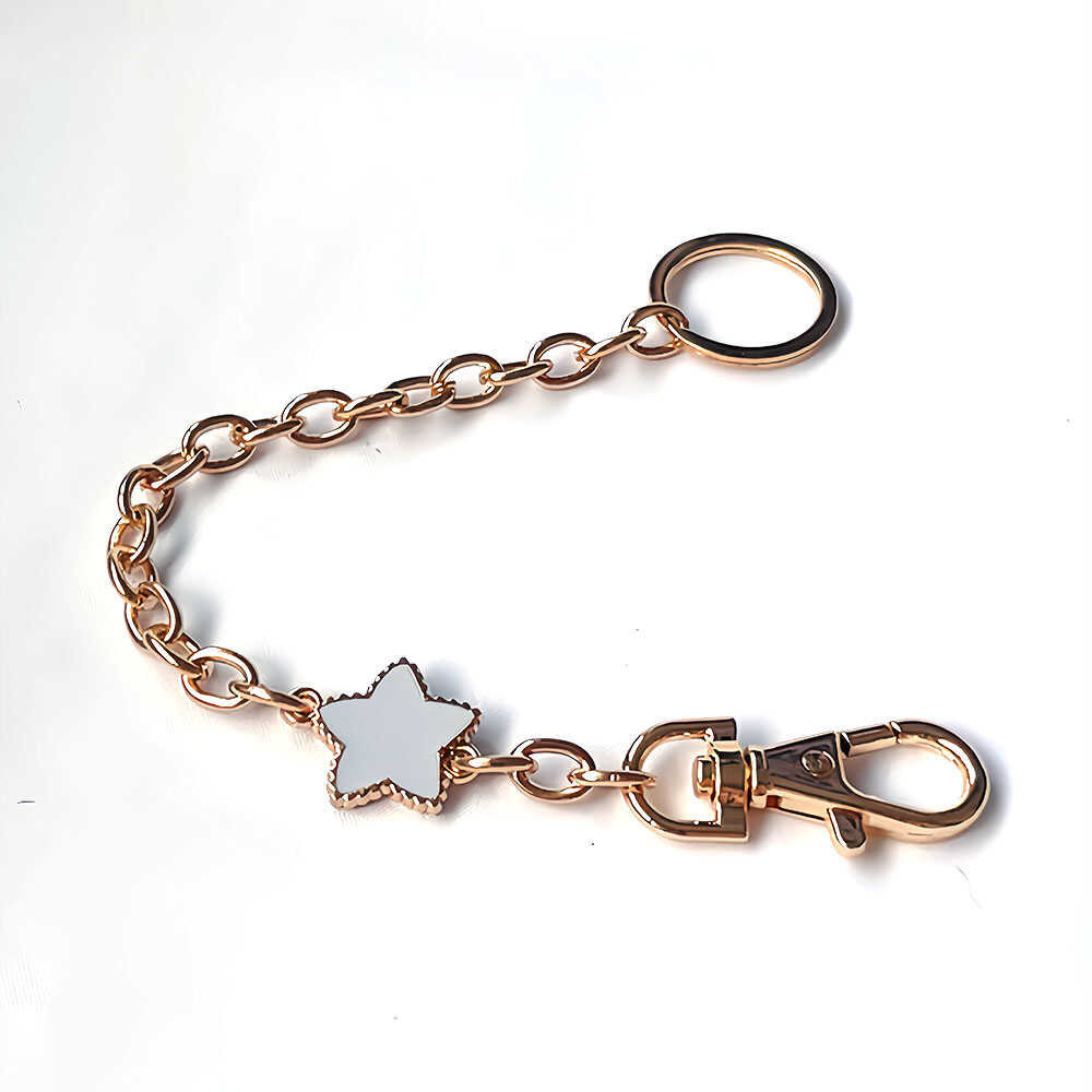 20厘米长包挂饰链配件挂件金属扣金色双层圈布偶玩具o形链毛球链