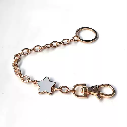 Украшение на сумку, металлическая золотая подвеска, двухэтажная игрушка, 20 см