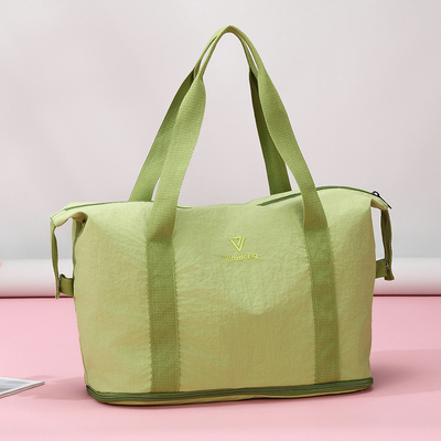 诗穆大容量干湿分离旅行包绿色