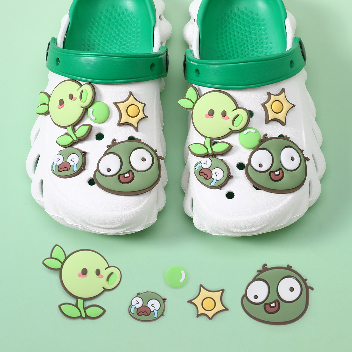 植物大戰僵尸洞洞鞋花配飾