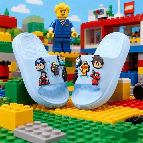 乐高儿童拖鞋男童凉拖鞋夏季新款
