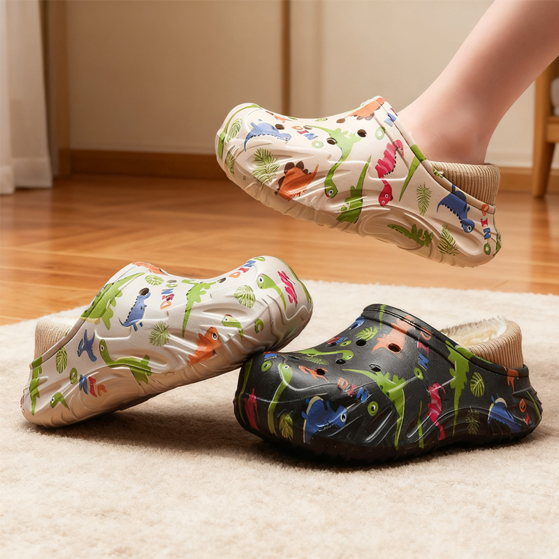 儿童棉拖鞋男童2025秋冬季新款