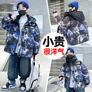男童羽绒服冬季儿童中大男孩面包短款加厚冬装痞帅洋气外套潮8岁9