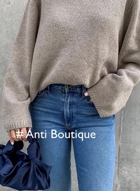 【ANTI】23春夏INS博主推荐打结饺子包 丝绸缎面系带savi手拎包
