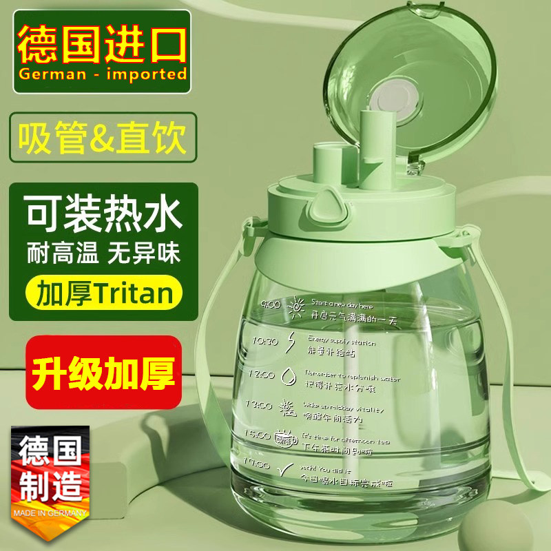 德国进口大肚杯吸管水杯