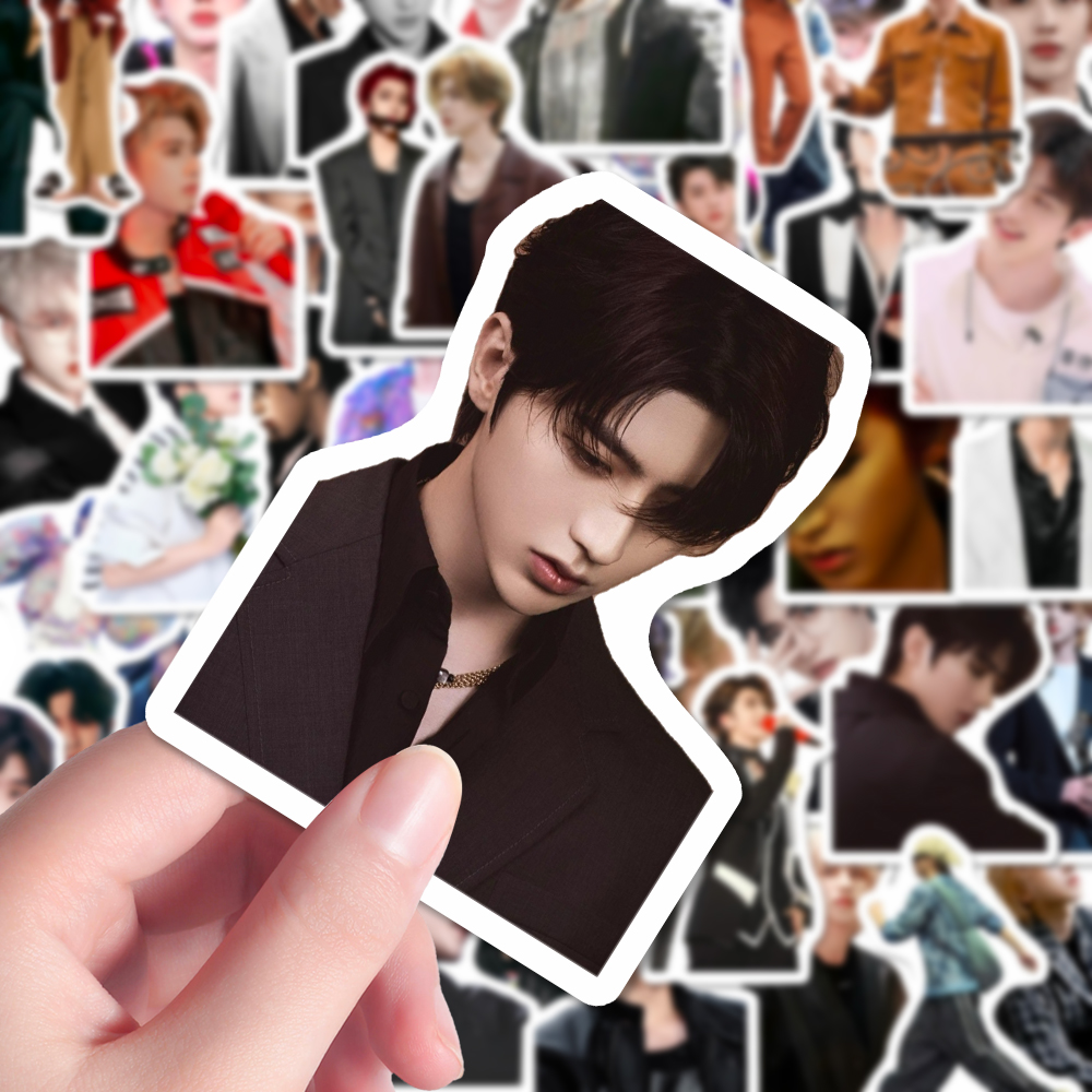 178张kunkun神图贴纸蔡徐坤帅气高颜值周边手机壳iPad贴画防水