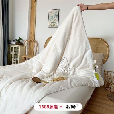 A类全棉大豆被50%大豆纤维春秋被加厚冬被纯棉原棉被子被芯大豆被