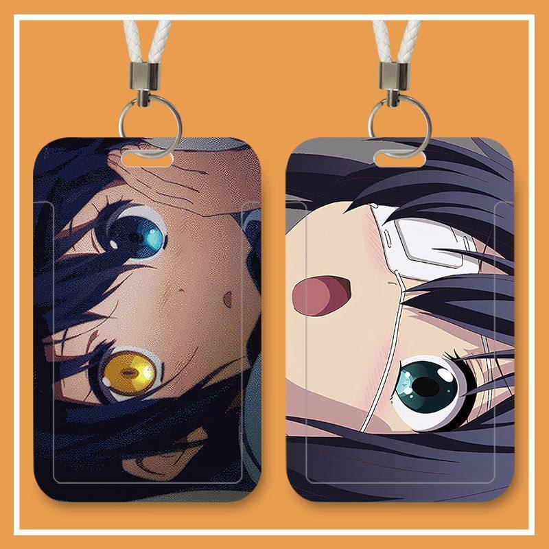 中二病动漫周边学生滑盖卡套饭卡公交卡身份证件保护套门禁卡校园