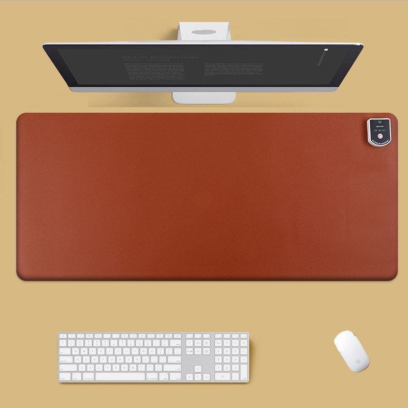 新款纯色暖桌垫电热暖桌垫 办公桌垫 暖桌宝加热暖手桌垫鼠标垫