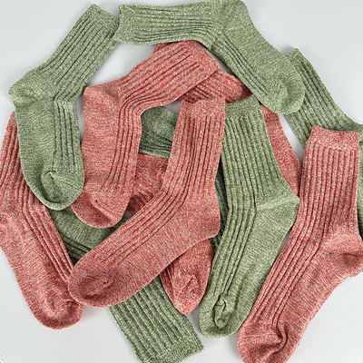 福利捡漏@人手几双囤着穿很ok 韩系ins面料做工好条纹堆堆中筒袜z