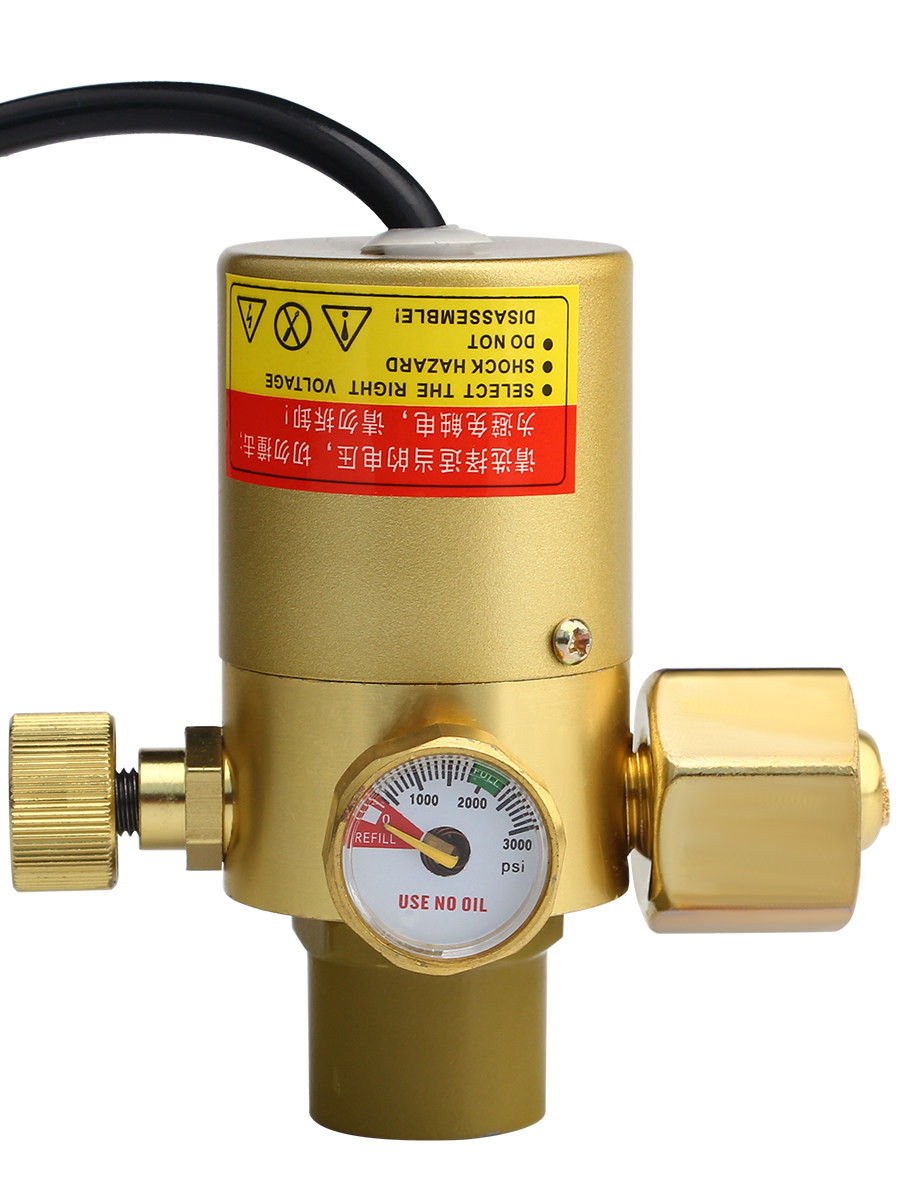 二氧化碳减压阀co2表配件减压器ac36v加热压力表标准气体减压阀