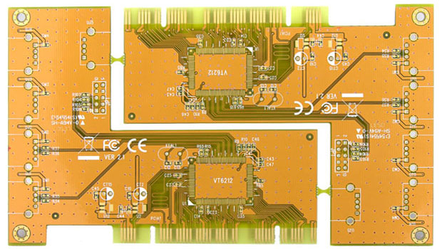 黄色油阻焊电路板加工PCB线路板打样制作快速打样FPC样板批量生产