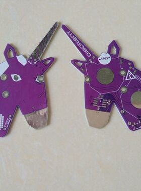 紫色油阻焊电路板加工线路板批量制作PCB空白板打样定制FPC抄板