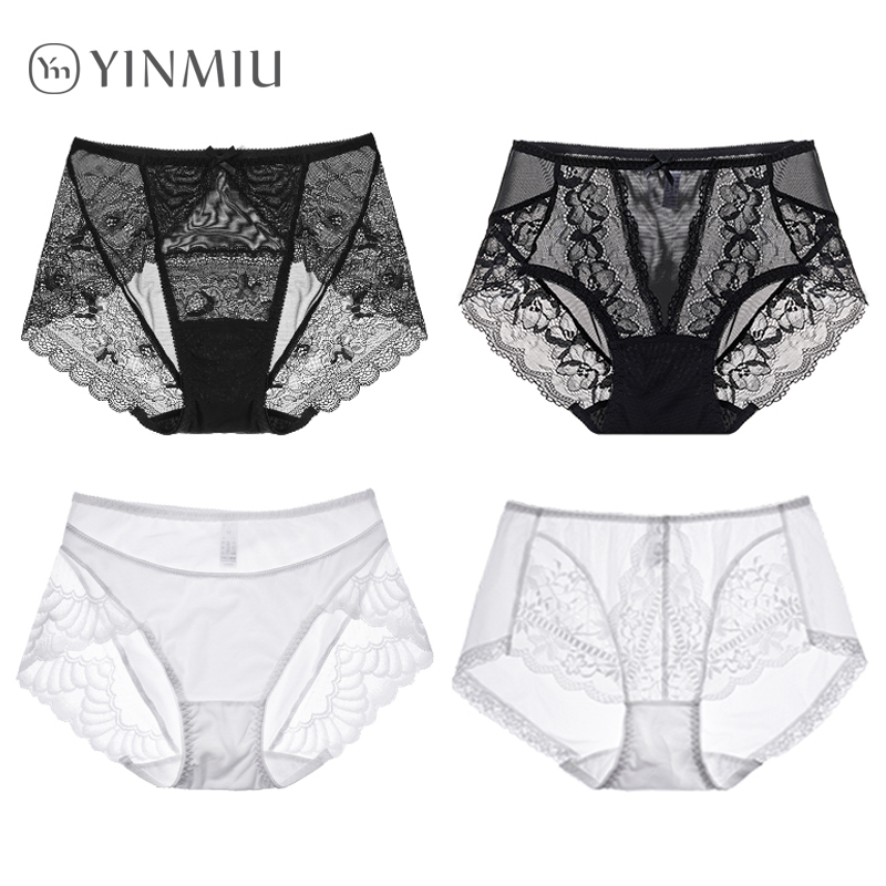 茵缪蕾丝性感纯棉裆大码短裤