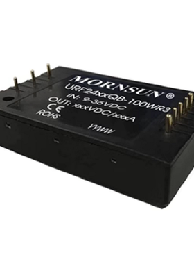 URF2415QB-100WHR3A5  金升阳 24V转15V 100W DC-DC模块电源