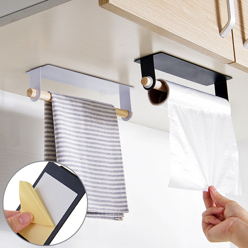 towel bar Paste Wall hanging Free punch Iron art Towel rack kitchen Rag rack kitchen Paper holder Fresh keeping filmin the Storage consolidation , Home Storage appliances , Storage Rack , Tissue holders  category - from Buy2taobao.com to provide professional Taobao agent buy service