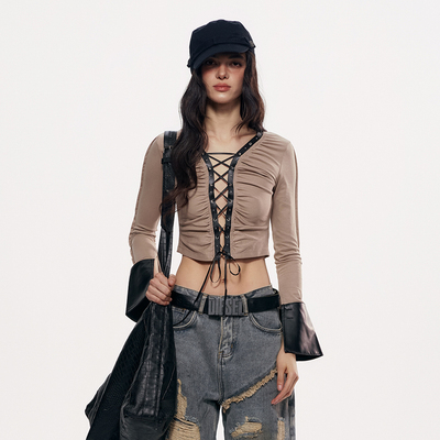 CHILLZOEYT恤雾散星河绑带